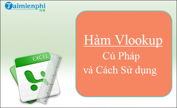 cach dung ham vlookup trong excel