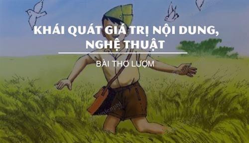 khai quat gia tri noi dung nghe thuat bai tho luom