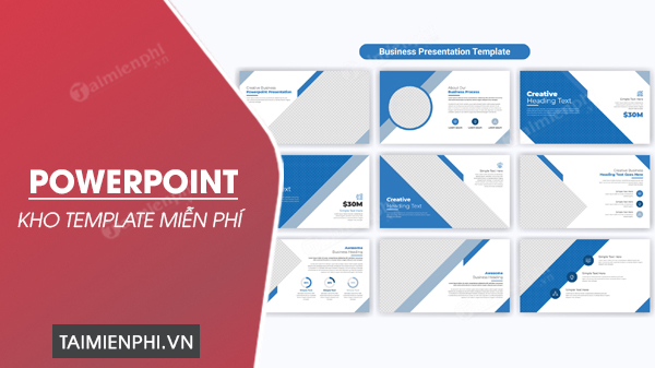 kho powerpoint template mien phi