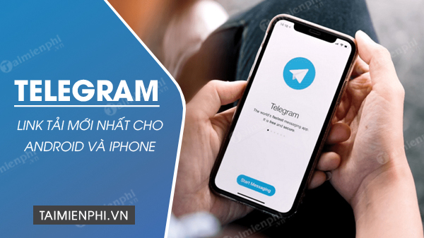link tai telegram cho android iphone
