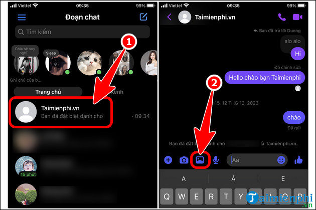 cach gui anh full hd qua messenger tren dien thoai