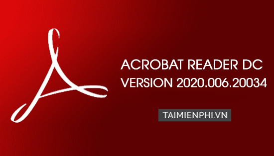Diem moi tren Adobe Acrobat Reader DC 2020.006.20034