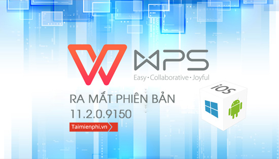 Ban cap nhat WPS Office Free 11.2.0.9150