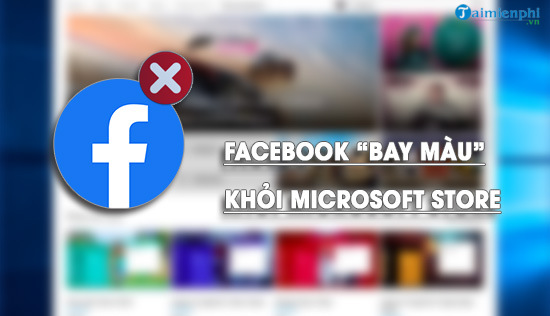 ung dung facebook da bay mau khoi microsoft store