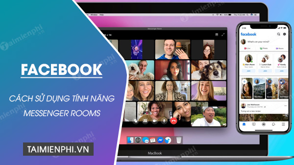 How to use facebook messenger rooms video call 50 staff members