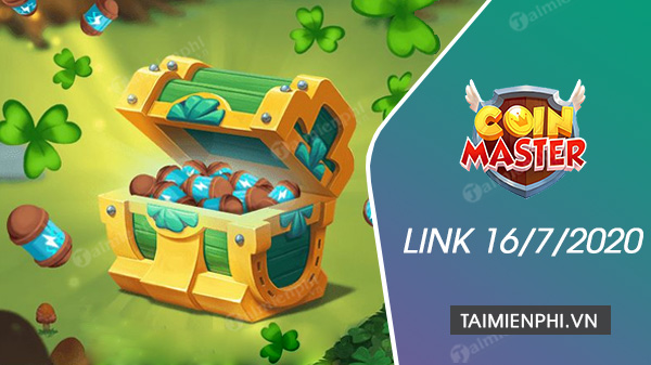 Link Free Spin Coin Master Free ngày 16/7/2020
