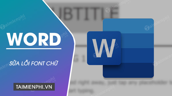 Hướng dẫn sửa lỗi font chữ Word: Bạn đang lo lắng vì phải tốn quá nhiều thời gian để sửa lỗi font chữ trong Word? Đừng lo lắng nữa! Những hướng dẫn sửa lỗi font chữ Word đơn giản và chi tiết đang được cung cấp và giúp bạn khắc phục những vấn đề đó một cách nhanh chóng và dễ dàng.