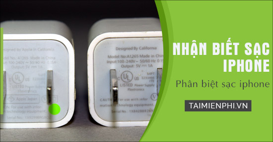 cach nhan biet sac iphone chuan