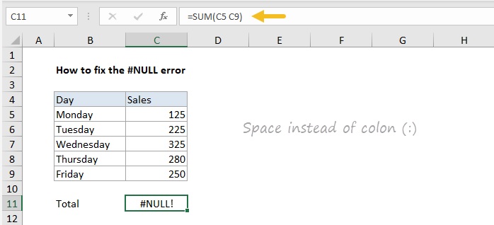 cach sua loi null trong excel