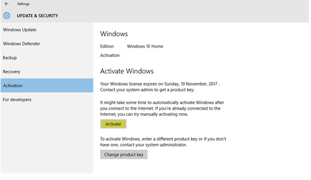 Sẽ thế nào nếu không active bản quyền Windows 10?
