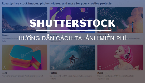 Cách tải ảnh trên Shutterstock miễn phí bằng công cụ Nohat.cc