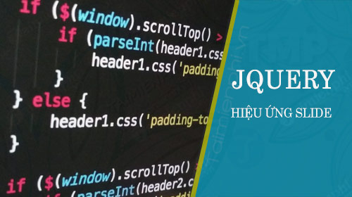 Hiệu ứng Slide trong jQuery