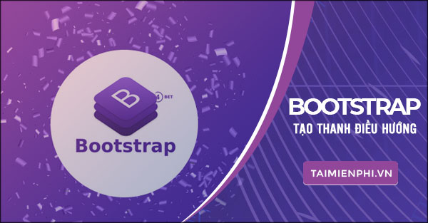 Tạo thanh điều hướng trong Bootstrap