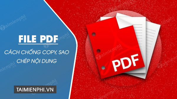cach chong copy file pdf