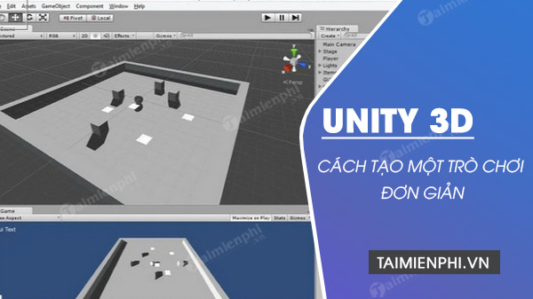Cách tạo một trò chơi đơn giản bằng Unity 3D, làm game 2D
