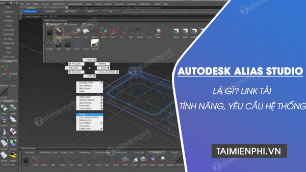Link tải Autodesk Alias ​​Studio 2020