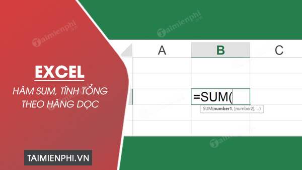 cu phap ham sum trong excel