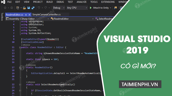 nhung diem moi trong visual studio 2019