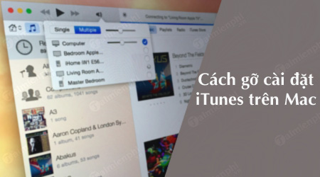 cach go cai dat itunes tren mac