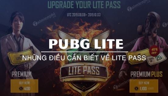 Những điều bạn cần biết về PUBG LITE Pass