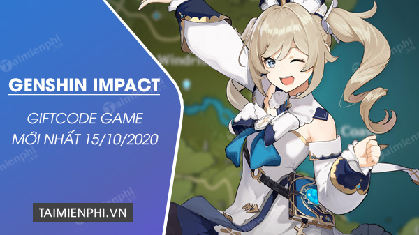 Code Genshin Impact 15/10/2020