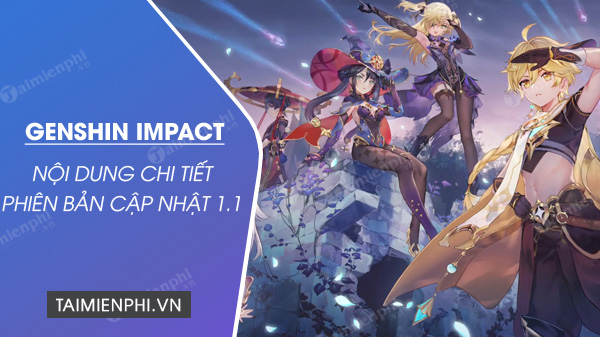 details you update genshin impact 1 1