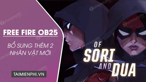 Sori và Dua là nhân vật mới tiếp theo trong Garena Free Fire OB25?