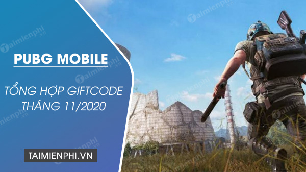 code pubg mobile thang 11/2020