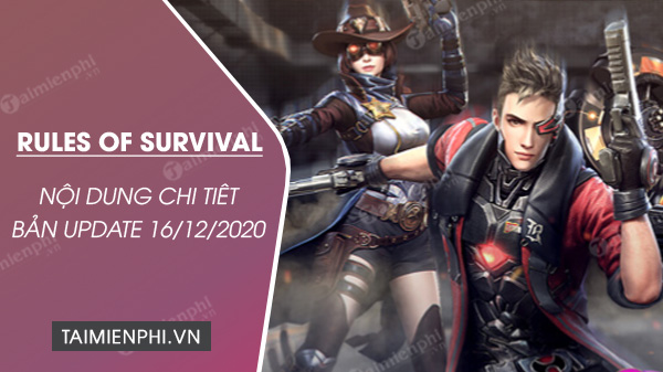 ban update rules of survival 16 12 2020 co gi moi
