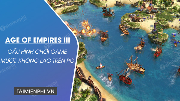màn hình trò chơi age of empires iii trên PC