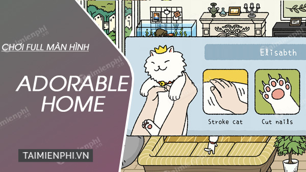How to get full screen when playing adorable home