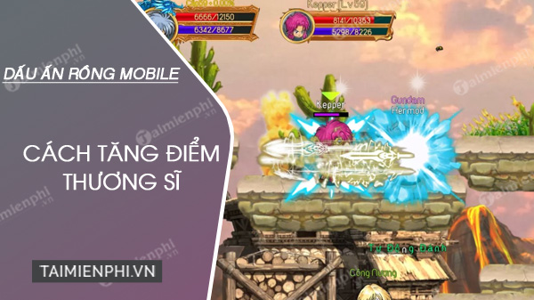 cach tang diem mon phai thuong si game dau an rong mobile