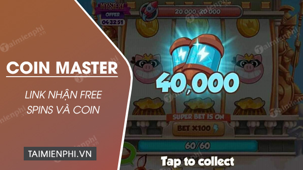 Link Spins Coin Master miễn phí mới nhất