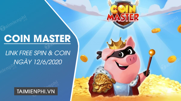 Link Coin Master Free Spin Ngày 12/6/2020, Golden Card Trade, 55 Spins