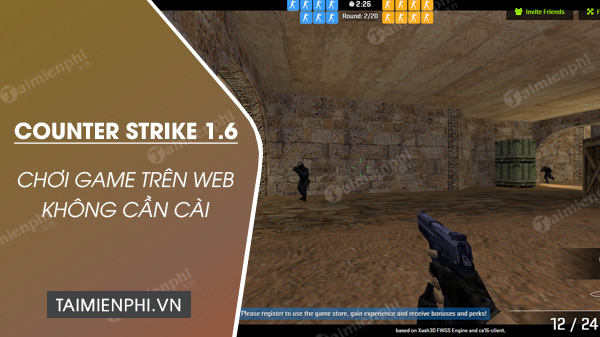 how to play cs 1 6 in web browser