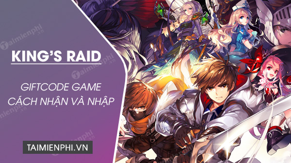 king s raid game code