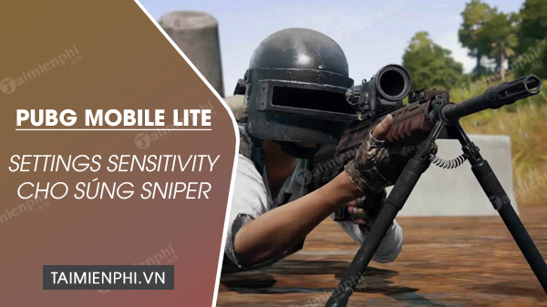 Cài đặt Sensitivity tốt nhất khi sử dụng súng bắn tỉa trong PUBG Mobile Lite