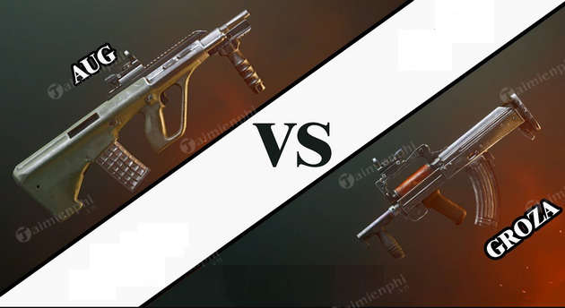 Groza vs AUG, súng nào mạnh nhất trong Free Fire ?