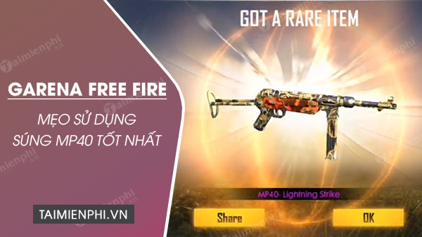 free fire mp40 in free fire understand best