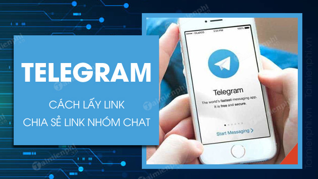 Cách lấy link Telegram nhóm, chia sẻ link
