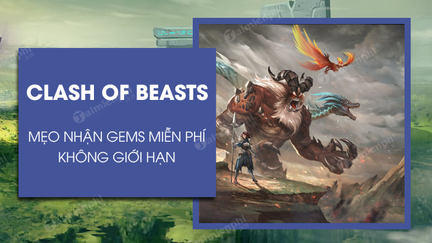 cach nhan gems mien phi trong clash of beasts