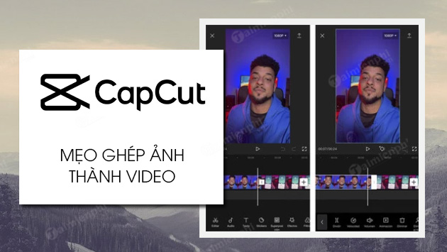 cach ghep anh thanh video tren capcut