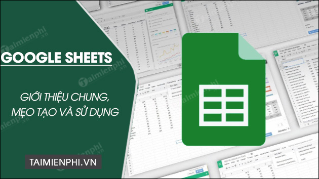 google sheets la gi