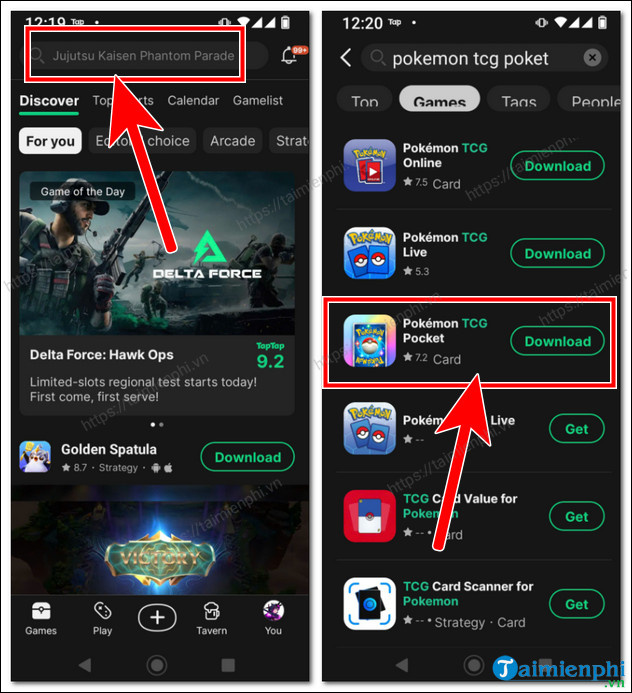 cach tai pokemon tcg pocket 2