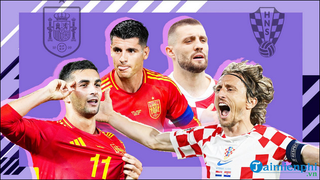 xem trực tiếp Tây Ban Nha vs Croatia Euro 2024