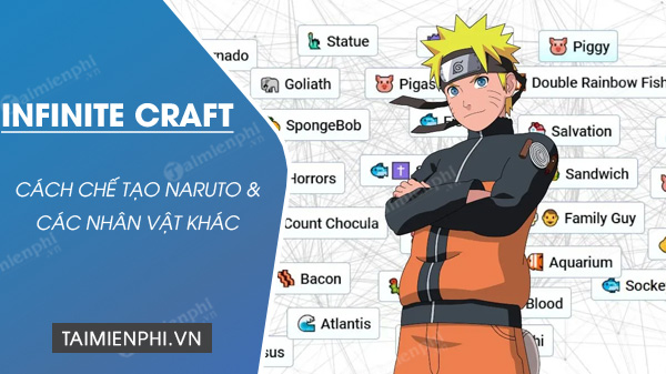 cach tao ra naruto trong infinite craft