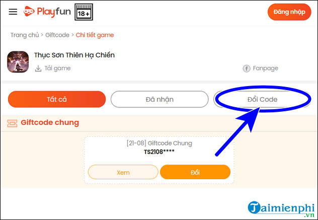 thuc son thien ha chien code game