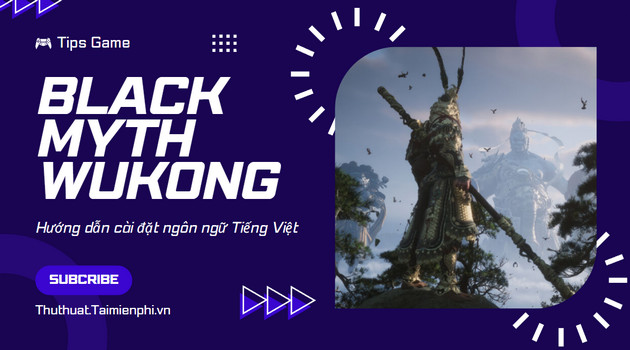 cach cai tieng viet game black myth wukong