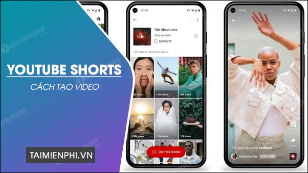 Cach tao video Youtube Shorts