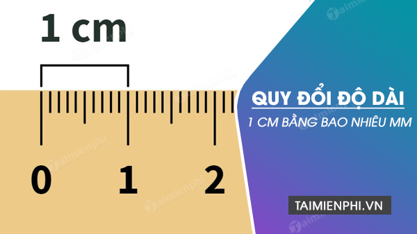 1 cm bằng bao nhiêu mm? Cách đổi cm sang m, dm, mm chính xác